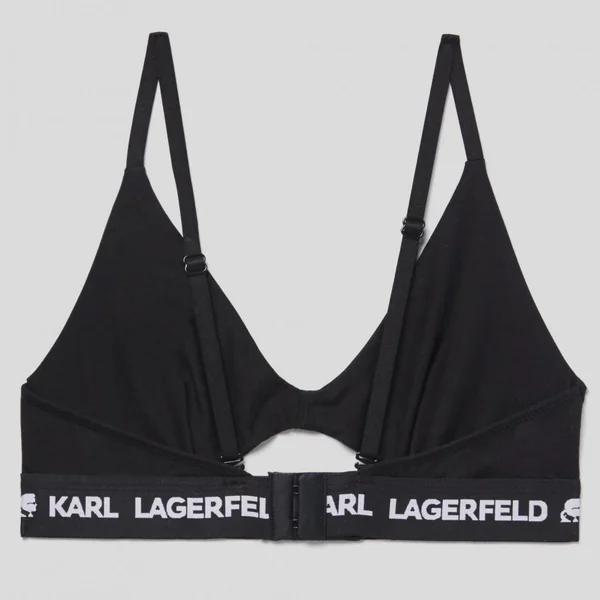Soutien-gorge triangle sans armatures logote