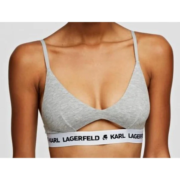 Soutien-gorge triangle sans armatures logote