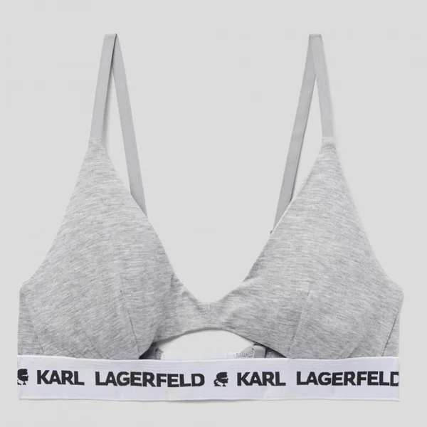 Soutien-gorge triangle sans armatures logote