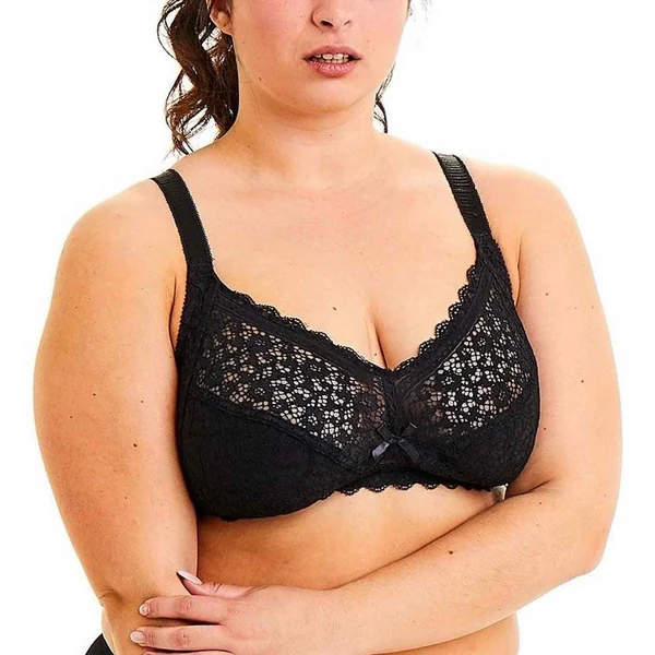 Soutien-gorge triangle sans armatures - Noir