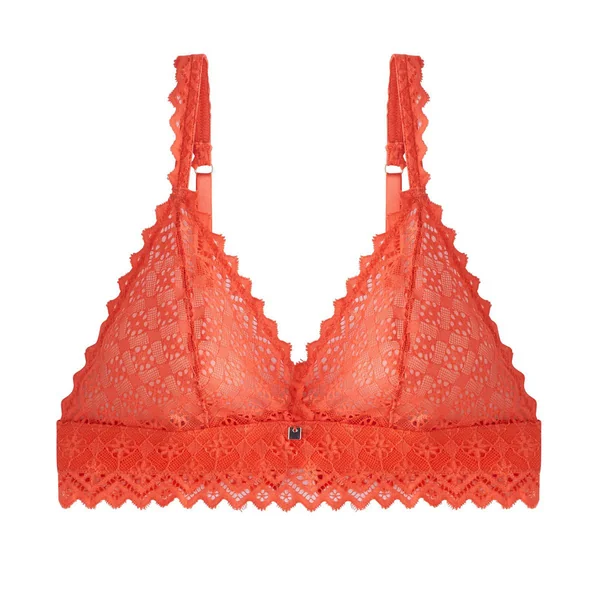 Soutien-gorge triangle sans armatures orange Culottée CAMILLE CERF & POMM'POIRE