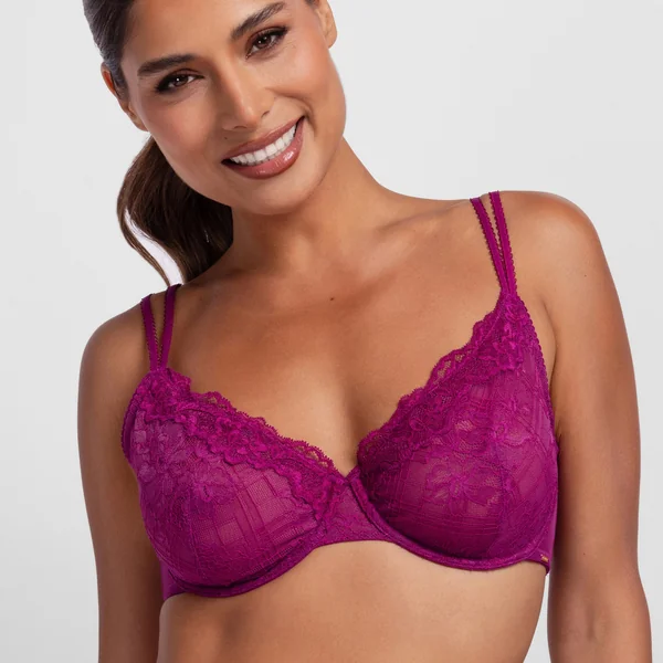 Soutien-Gorge à armature non rembourré fuchsia rose Dorina