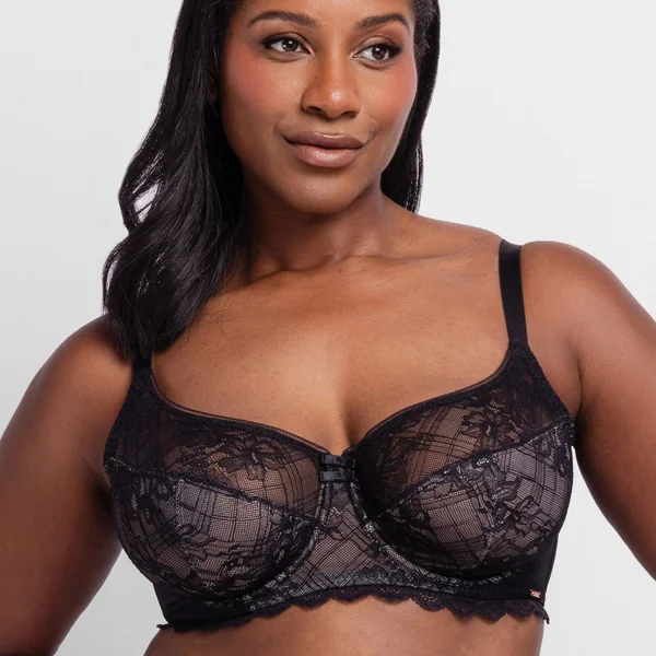 Soutien-gorge à armature non rembourré noir Dorina