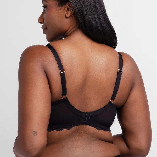 Soutien-gorge à armature non rembourré noir Dorina