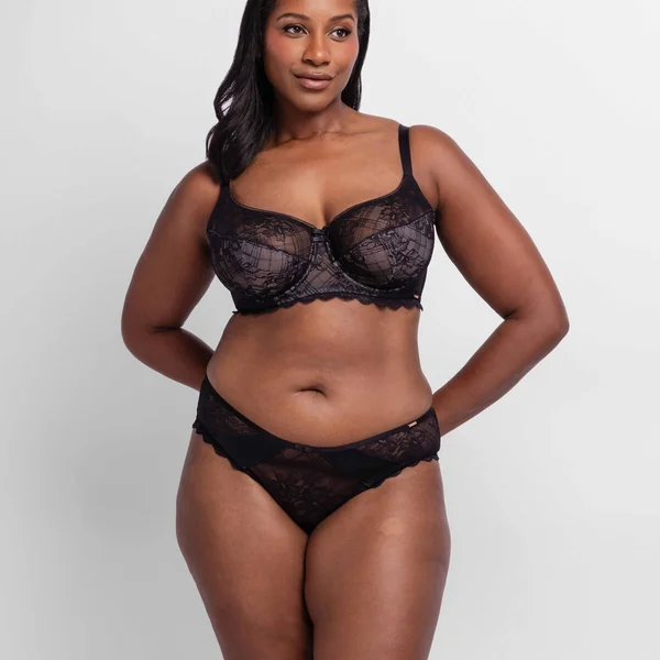 Soutien-gorge à armature non rembourré noir Dorina