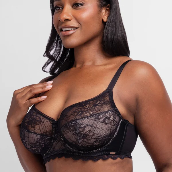 Soutien-gorge à armature non rembourré noir Dorina