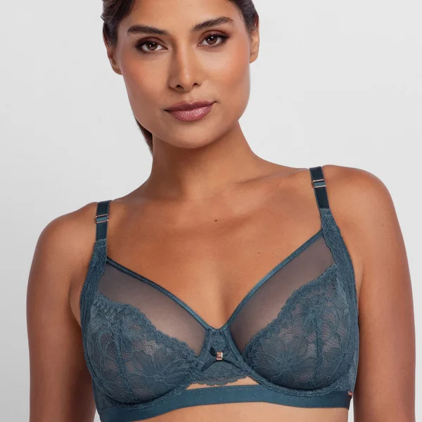 Soutien-Gorge à armature non rembourré vert Dorina