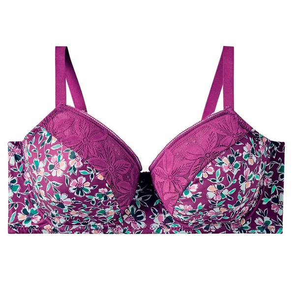 Soutien-gorge à armatures grand maintien rose Paix Pomm Poire