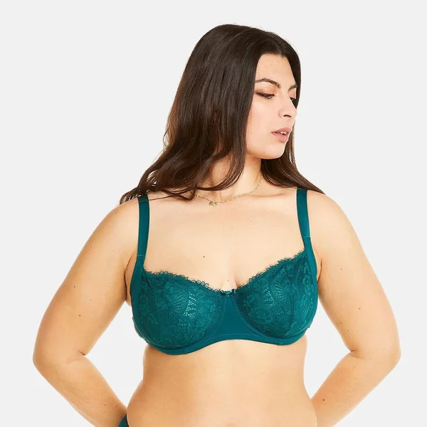Soutien-gorge à armatures grand maintien vert Impériale Pomm Poire