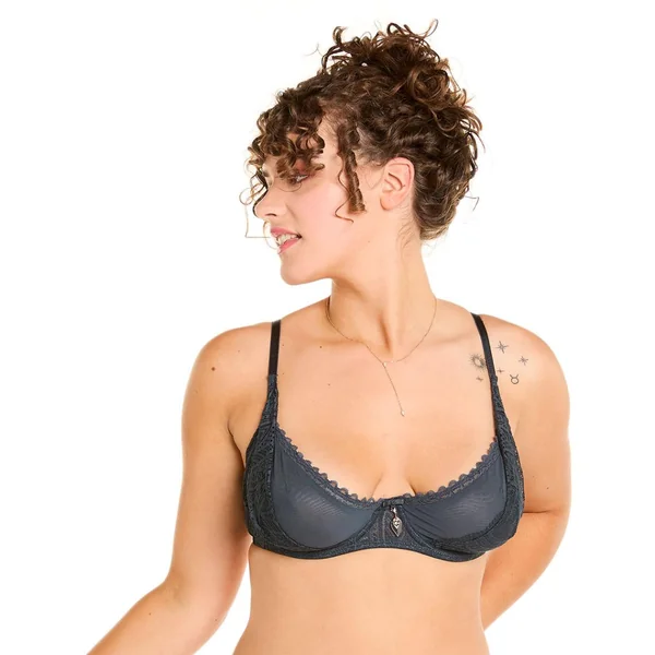 Soutien-gorge à armatures gris Abeille Pomm Poire