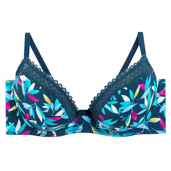 Soutien-gorge à armatures multicolores bleu Pomm Poire