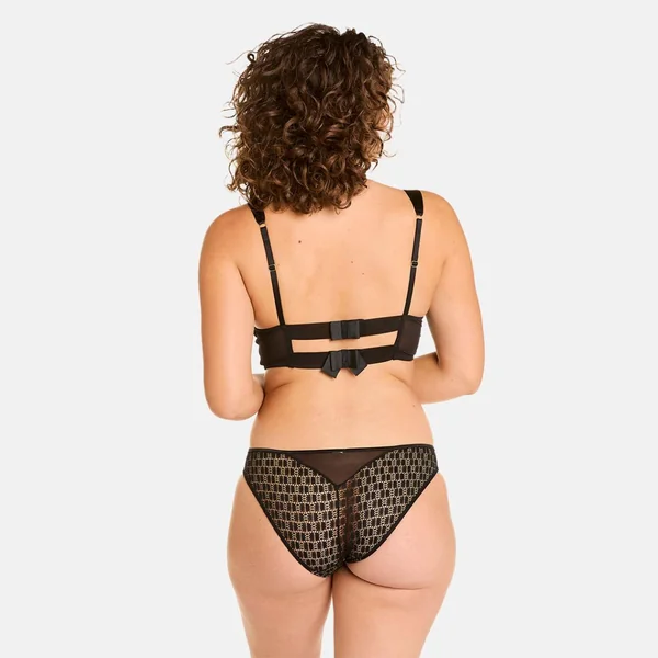 Soutien-gorge à armatures noir Merveilleux Camille Cerf x Pomm Poire