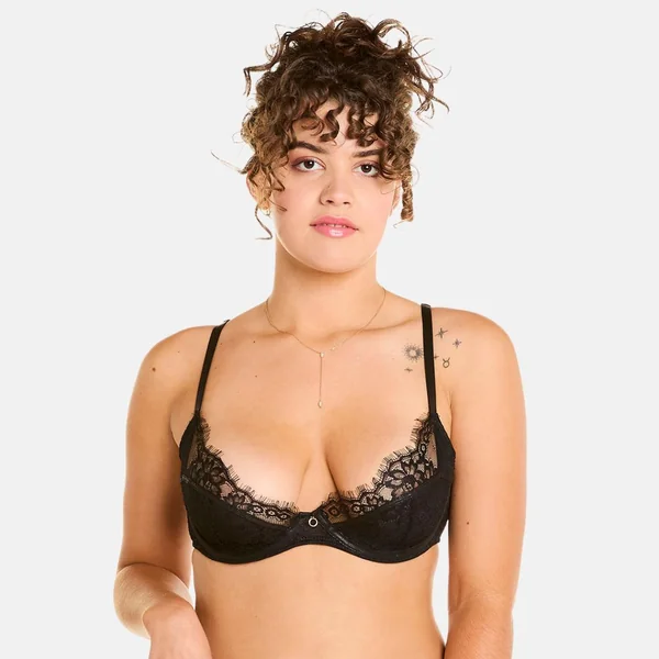Soutien-gorge à armatures noir Sabbat Pomm Poire