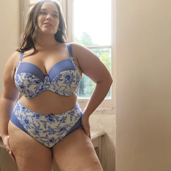 Soutien-gorge à Bonnets Complets bleu Sculptresse