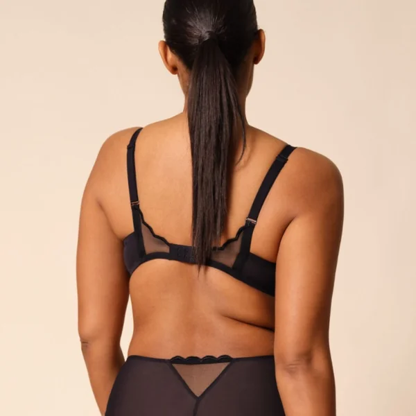 Soutien-gorge à bonnets couvrants noir Gossard