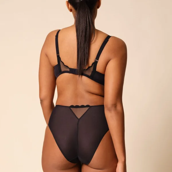 Soutien-gorge à bonnets couvrants noir Gossard
