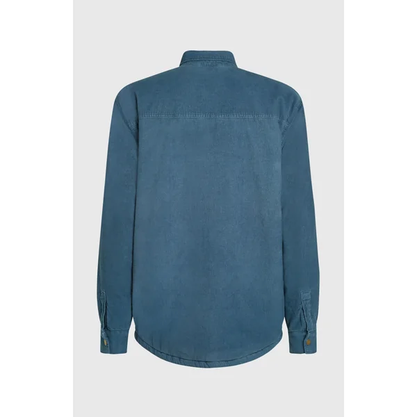 Surchemise O'Riginals en velours côtelé et doublée en polaire | Mozart Blue