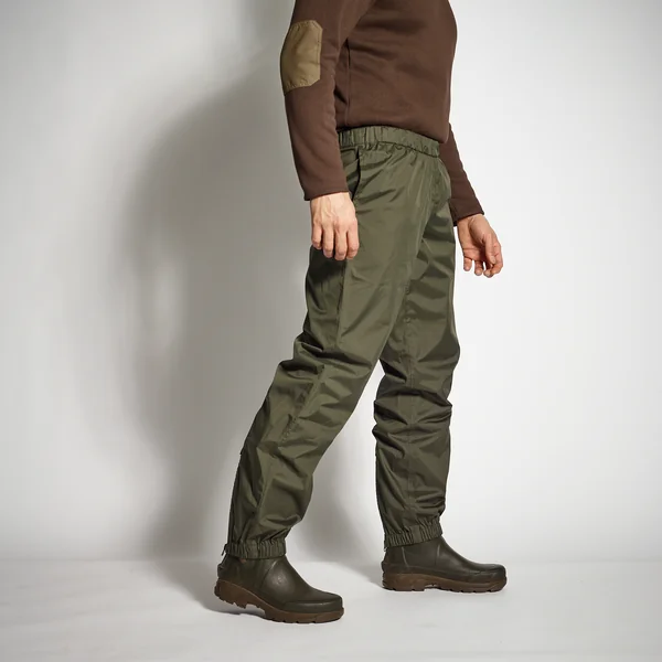 SURPANTALON CHASSE LEGER ET IMPERMÉABLE VERT 100