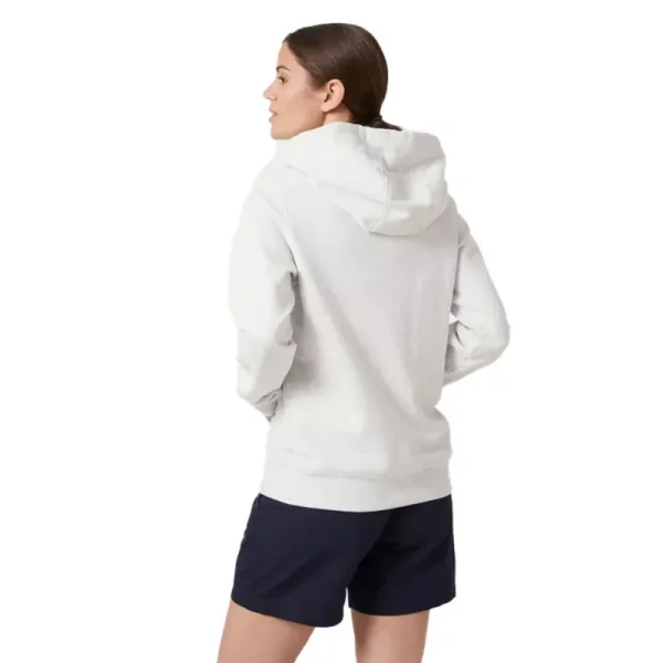 Sweat a capuche logo hoodie femme blanc - helly hansen