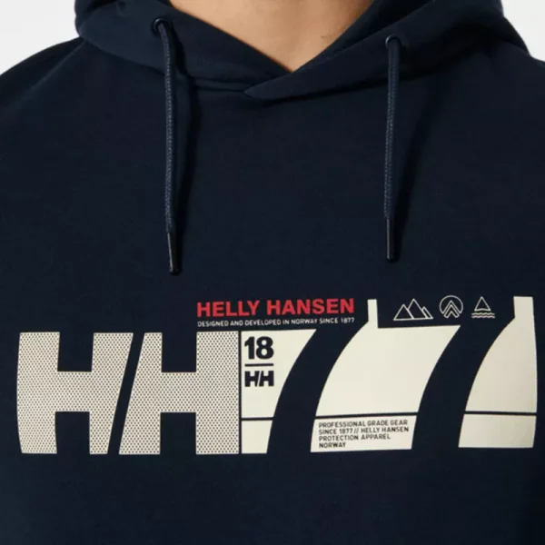 Sweat a capuche rwb bleu marine - helly hansen