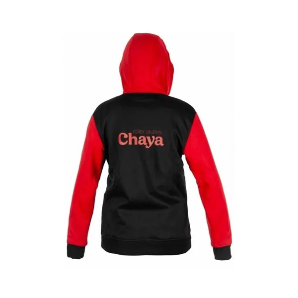 Sweat CHAYA Logo Zip Hoodie black/red