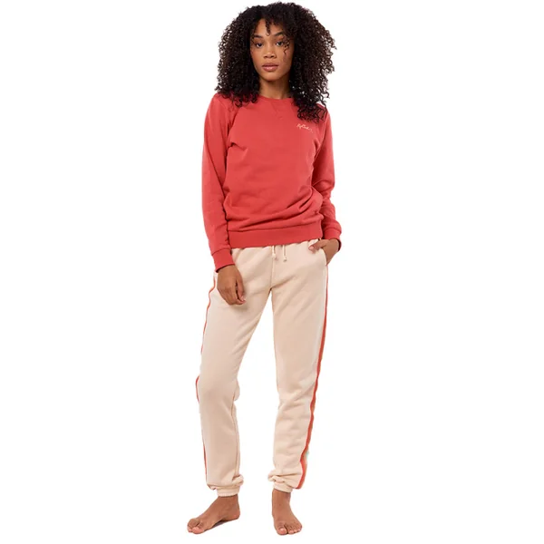 SWEAT FEMME RIPCURL RE ENTRY CREW ROUGE