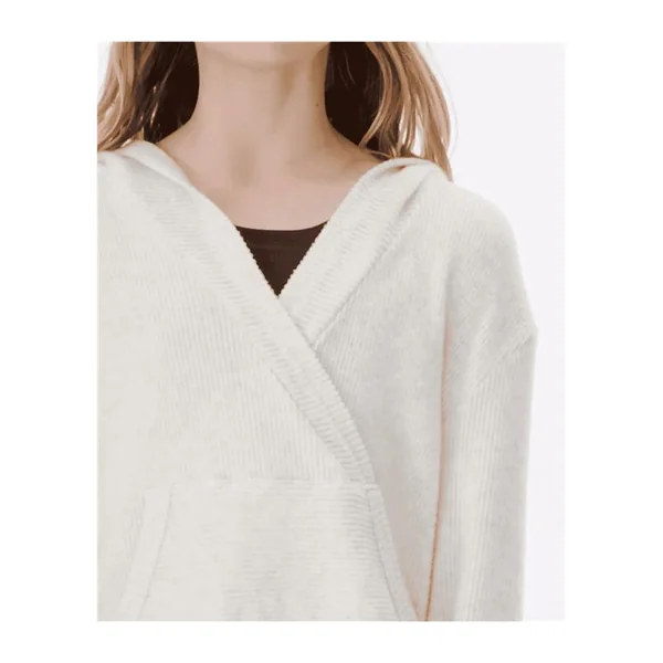 Sweat junior RIPCURL Cosy V Neck Hood -Girl Off White