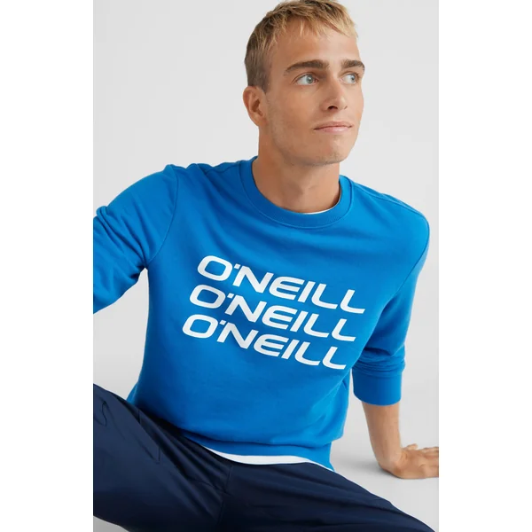 Sweat Triple Stack Crew | Victoria Blue -A