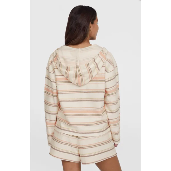 Sweat à capuche Bavaro | White Bavarro Stripe