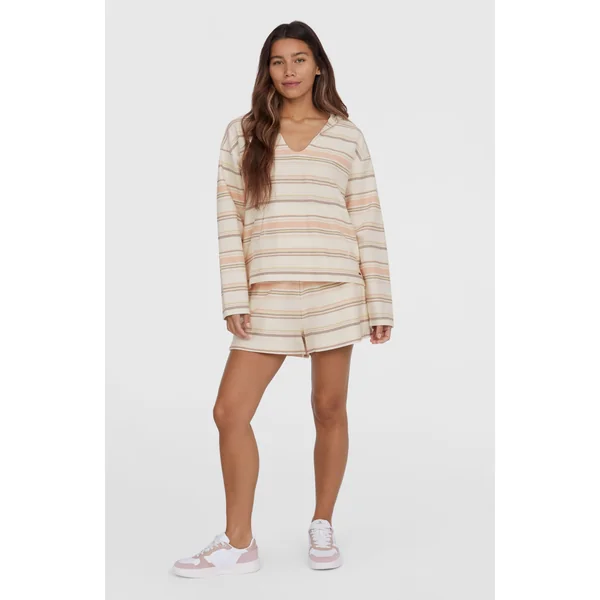 Sweat à capuche Bavaro | White Bavarro Stripe