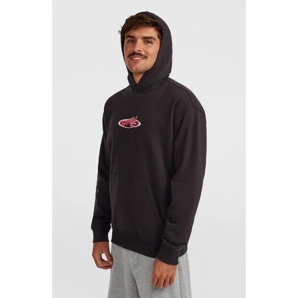 Sweat à capuche Essentials 90s Logo | Black Out