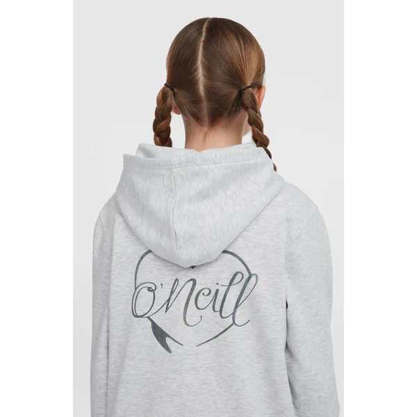 Sweat à capuche Essentials | White Melange