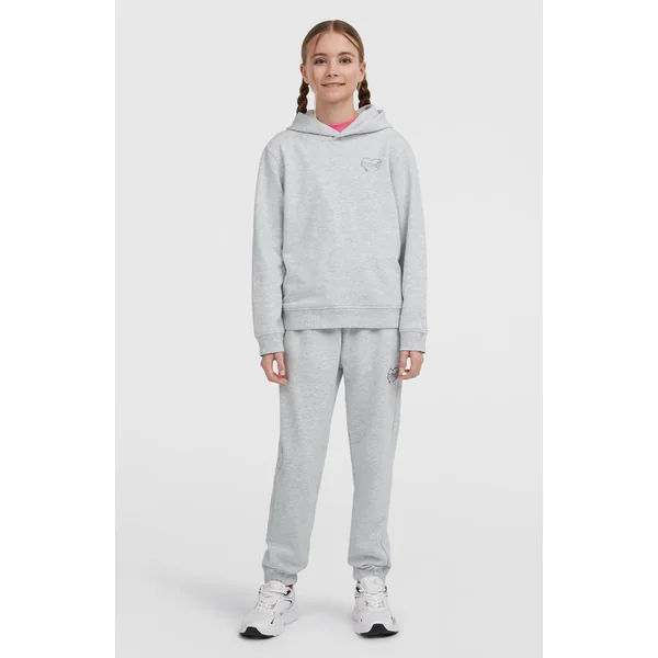 Sweat à capuche Essentials | White Melange