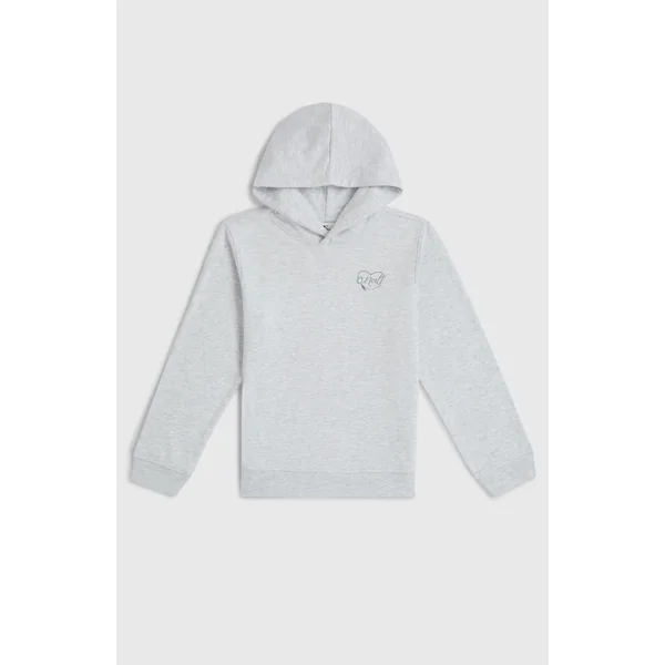 Sweat à capuche Essentials | White Melange