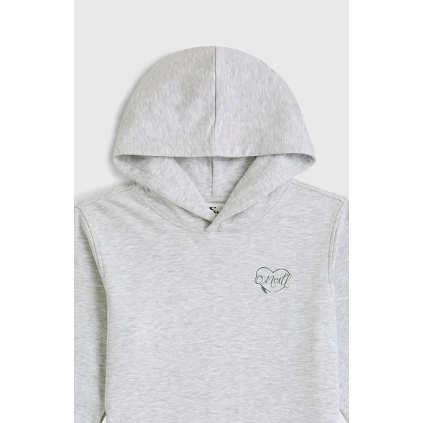 Sweat à capuche Essentials | White Melange