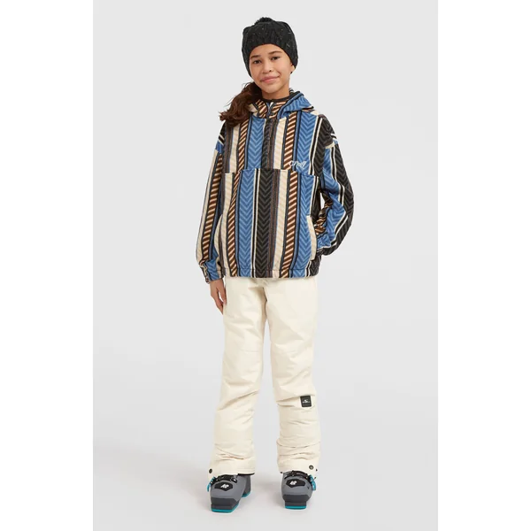 Sweat à capuche et col demi-zip Superfleece | Blue Vintage O'Neill Stripe
