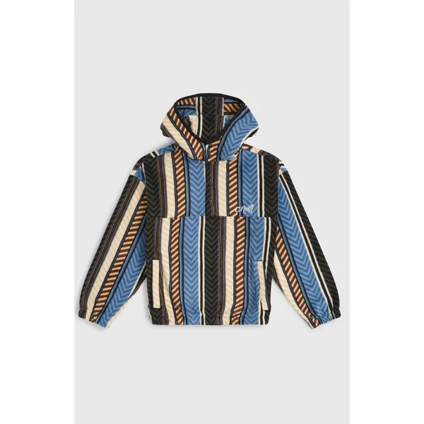 Sweat à capuche et col demi-zip Superfleece | Blue Vintage O'Neill Stripe