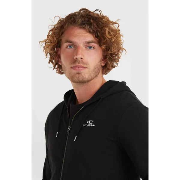 Sweat à capuche et zip intégral O'Neill Small Logo | Black Out