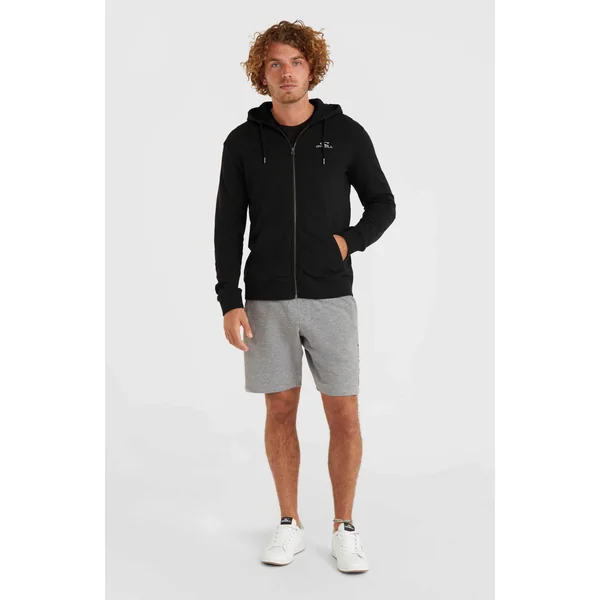 Sweat à capuche et zip intégral O'Neill Small Logo | Black Out
