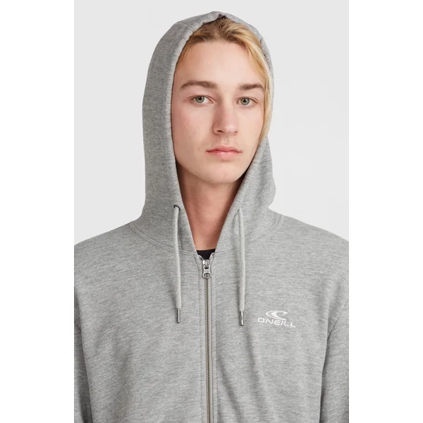 Sweat à capuche et zip intégral O'Neill Small Logo | Silver Melee