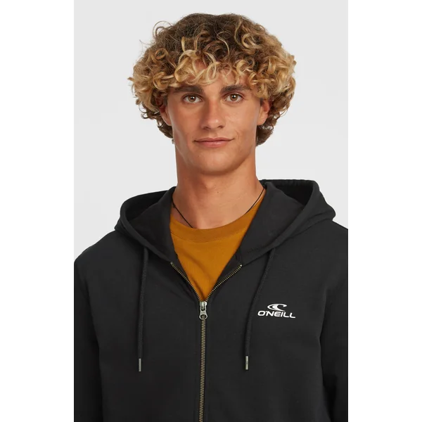 Sweat à capuche et zip intégral Small Logo | Black Out