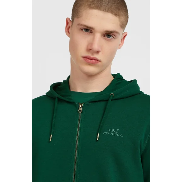 Sweat à capuche et zip intégral Small Logo | Emerald Envy