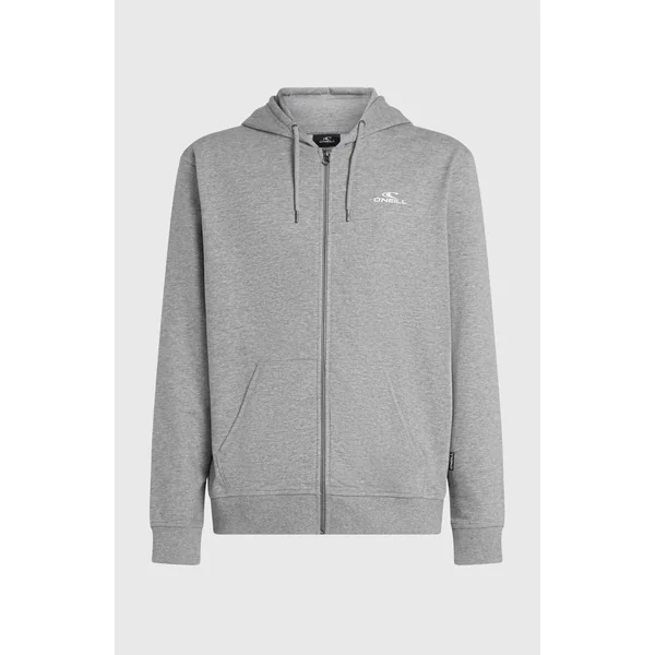 Sweat à capuche et zip intégral Small Logo | Silver Melee
