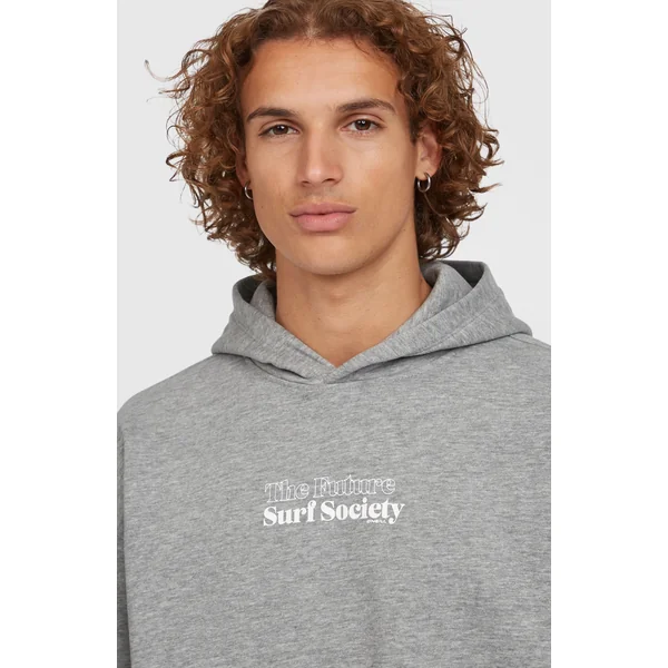 Sweat à capuche Future Surf Society | Silver Melee
