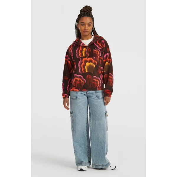 Sweat à capuche superfleece O'Riginals | Brown Originals Flower