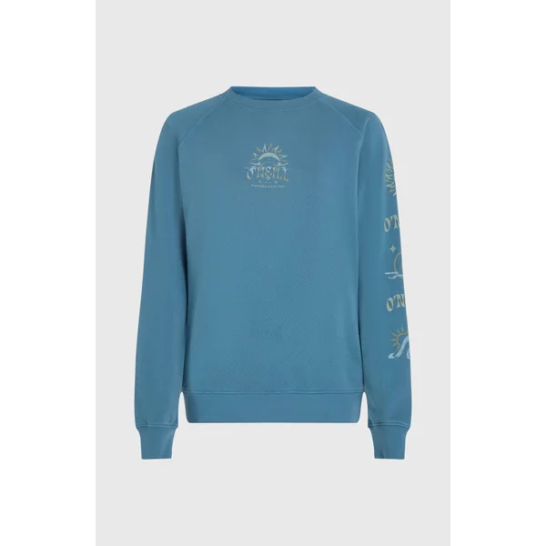 Sweatshirt Beach Vintage Crew | Copen Blue