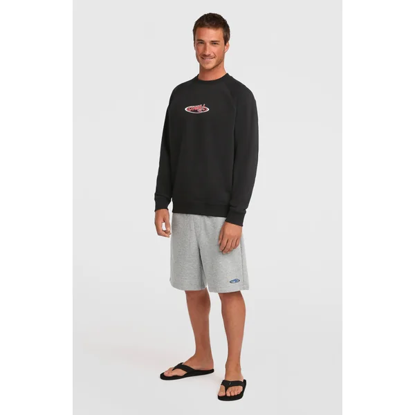 Sweatshirt à col rond Essentials 90s Logo | Black Out