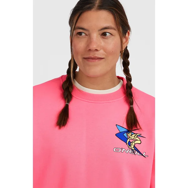 Sweatshirt à col rond FWC'Play | Skater Pink