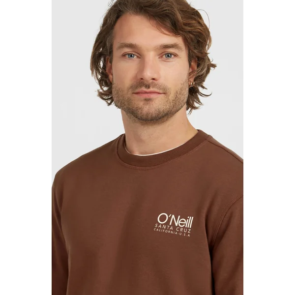 Sweatshirt à col rond Original Cali Logo | Hazel Spice