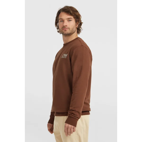 Sweatshirt à col rond Original Cali Logo | Hazel Spice